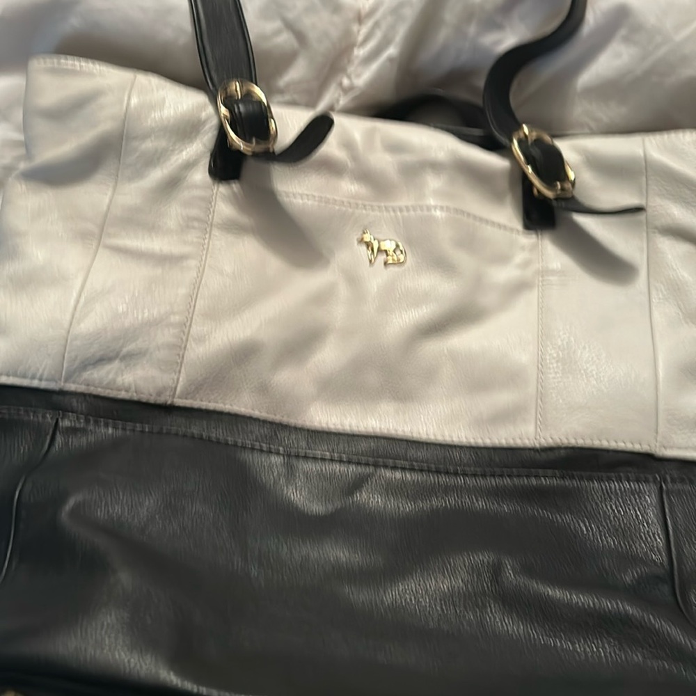 Emma fox genuine leather tote bag